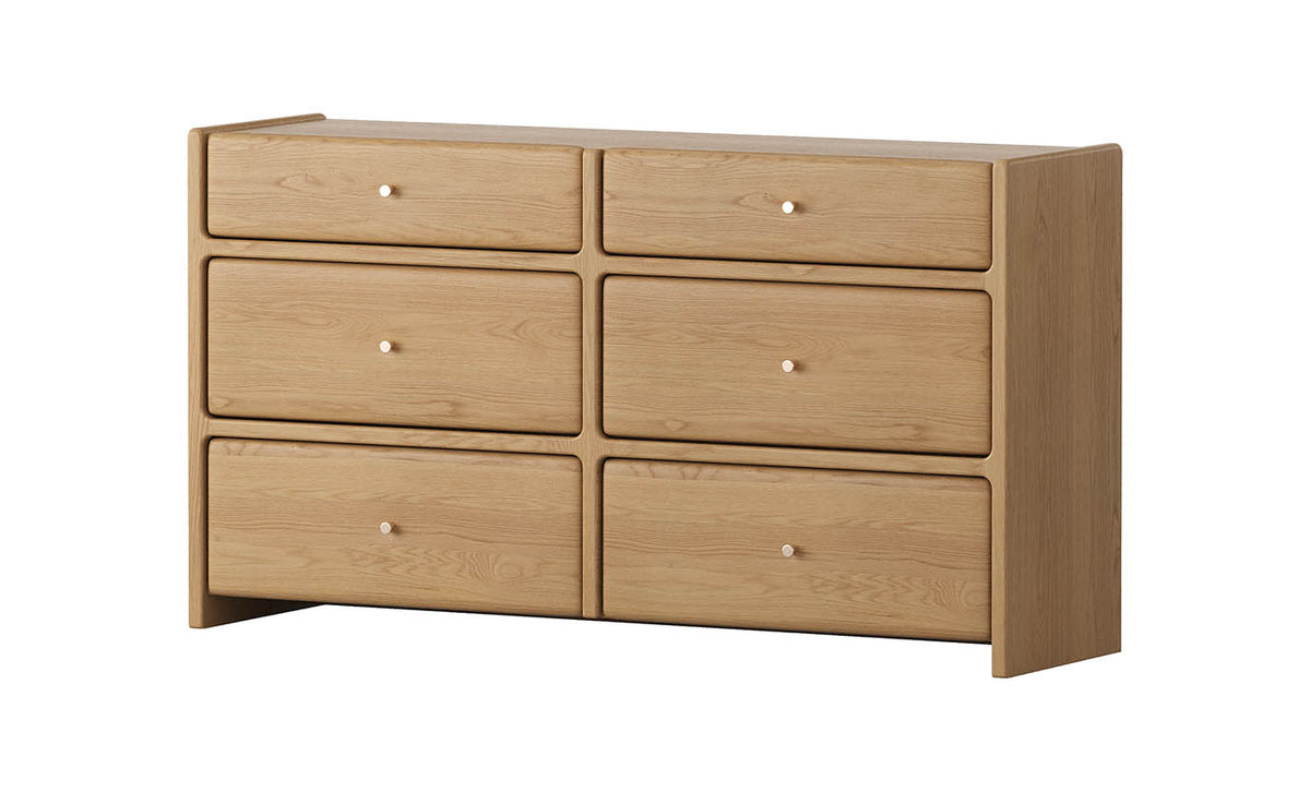 Glenhaven All - Timber Dresser - American Oak - clearance furniture