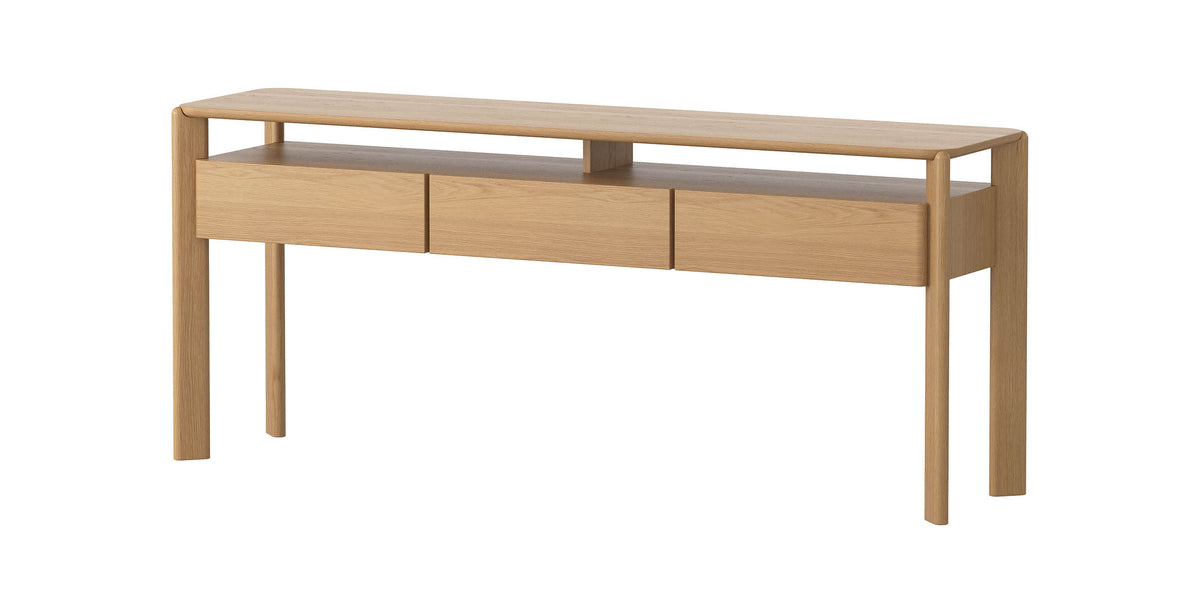 Wattleford Console 1800 - Oak Natural - clearance furniture