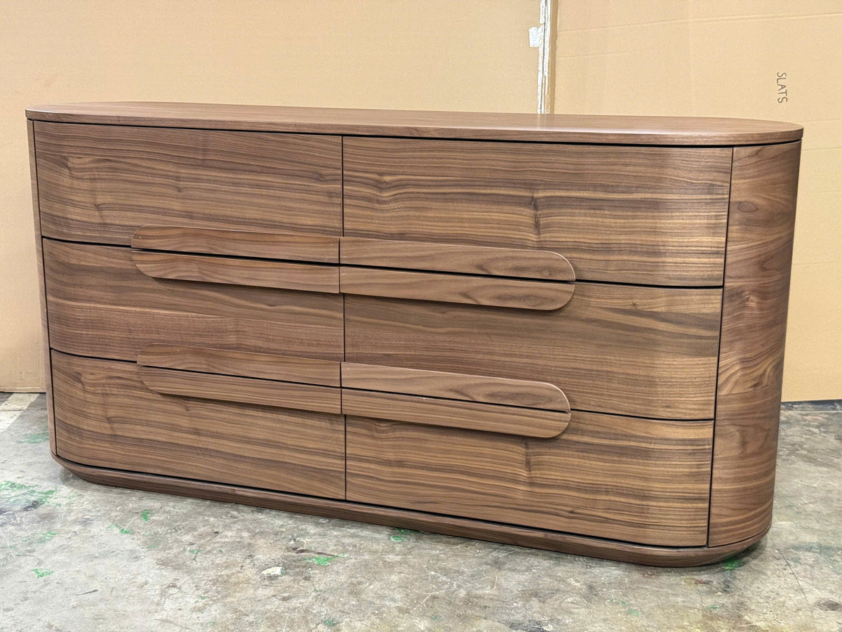 Crema Haven Dresser - Walnut Natural - ex-display sample furniture