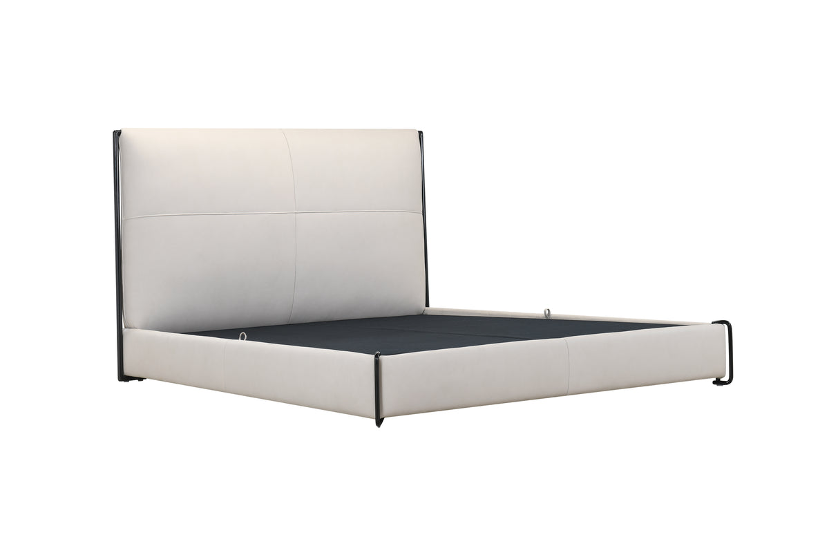 Tahini Studio King Bed - Tahini Leather - ex-display sample furniture