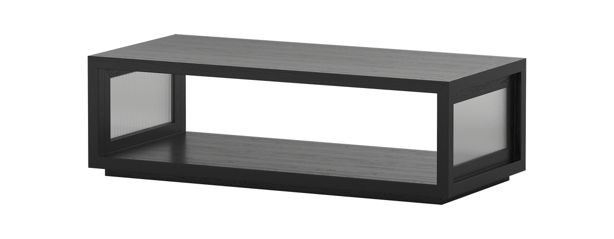 Onyx Vale 1300 Coffee Table - Black Ash - clearance furniture