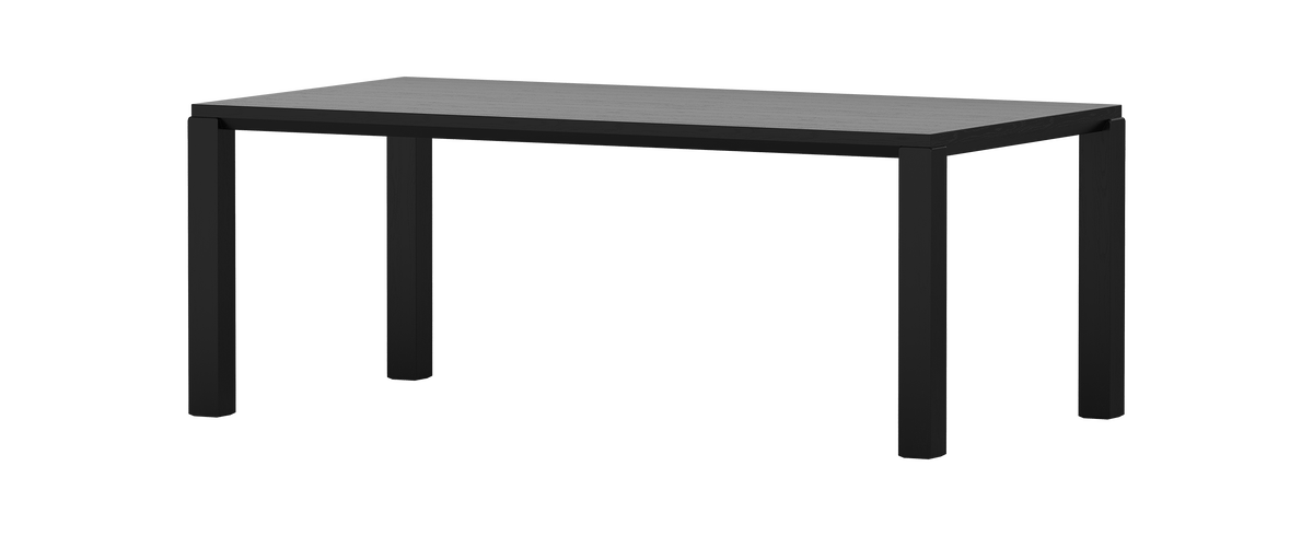 Onyx Vale 7-Piece 2000 Dining Setting - Black Fabric - clearance furniture