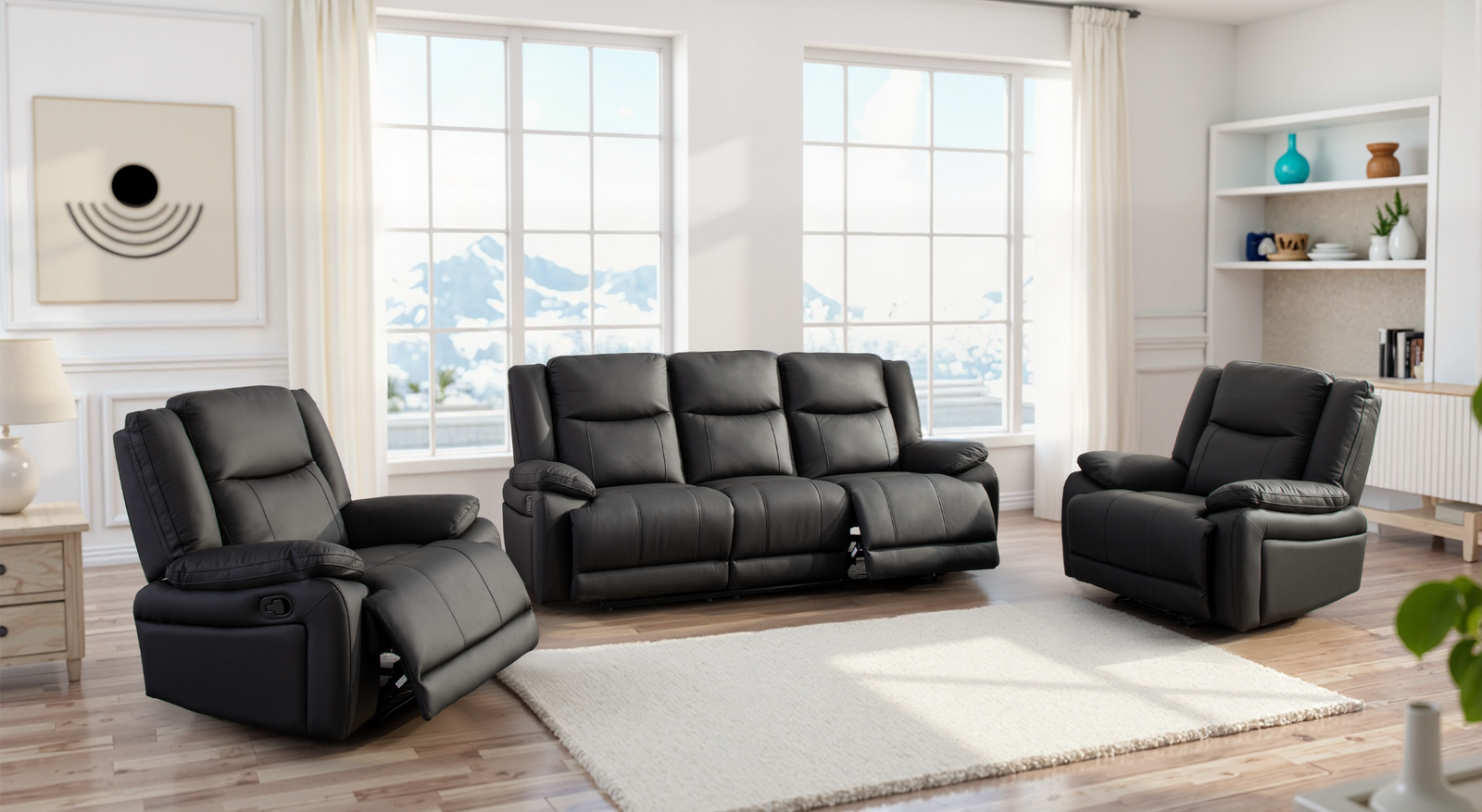Ashbury Armchair in Black