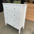 Aspro White 5 Drawer Tallboy