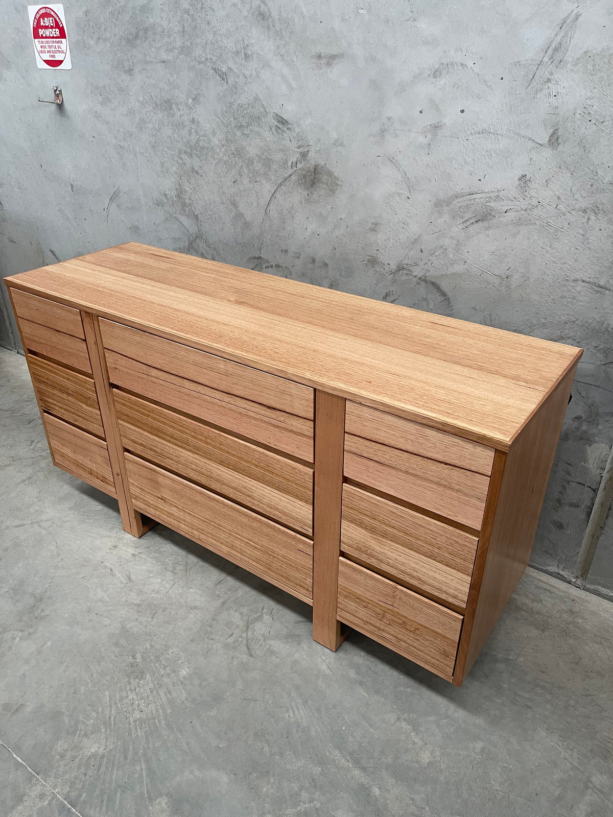 Tasmanian Oak 9 Drawer Dresser