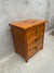 Rustic 3-Drawer Bedside Table