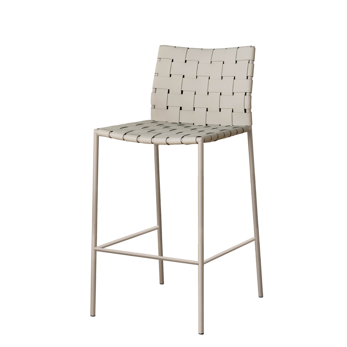 Cinderstone Bar Stool - Taupe - clearance furniture