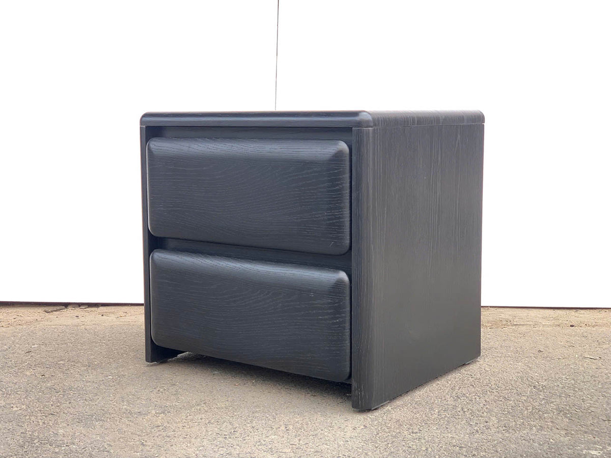 Onyx Loft Bedside - Oak Black - ex-display sample furniture
