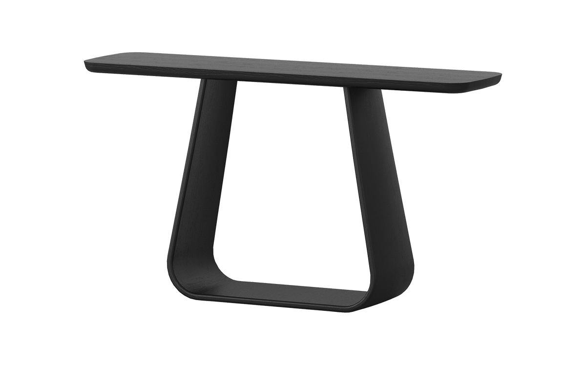 Valecrest Console - Oak Black - clearance furniture