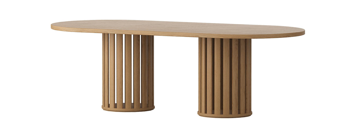 Larkspur 9-Piece Oval 2400 Dining Setting - clearance furniture