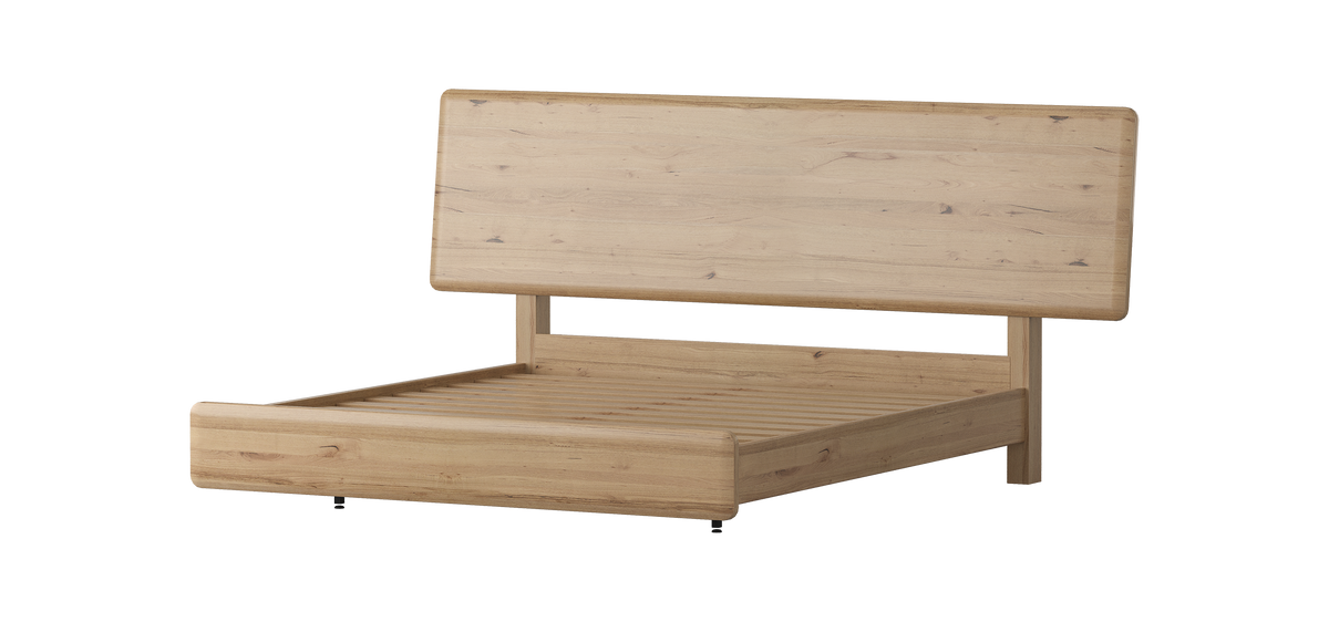 Seabrook King Extended-Headboard Floating Bed - Messmate