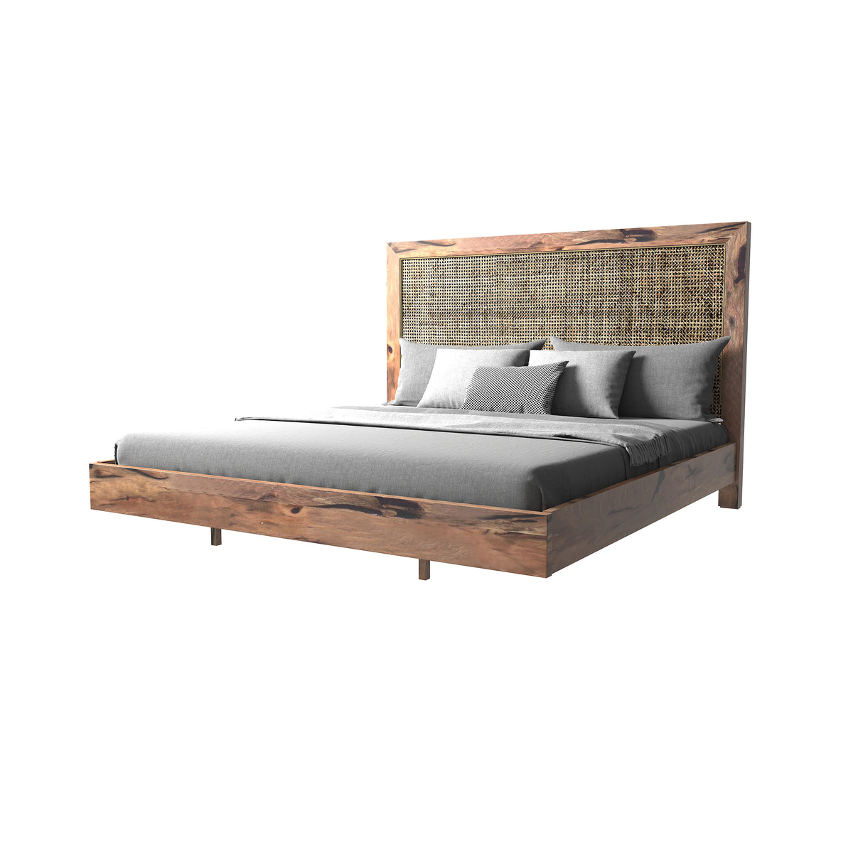 Alpine Crest Queen Bed - Alpine Oak - clearance furniture