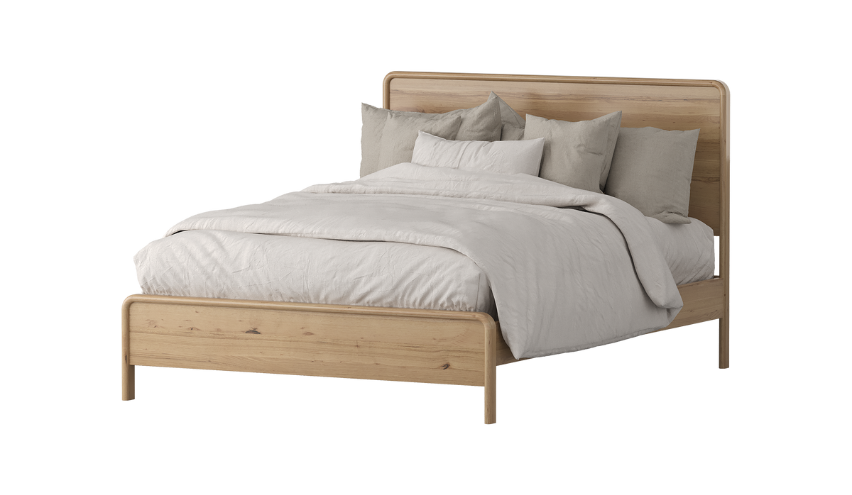 Rivergum Queen Bed - Messmate - clearance furniture