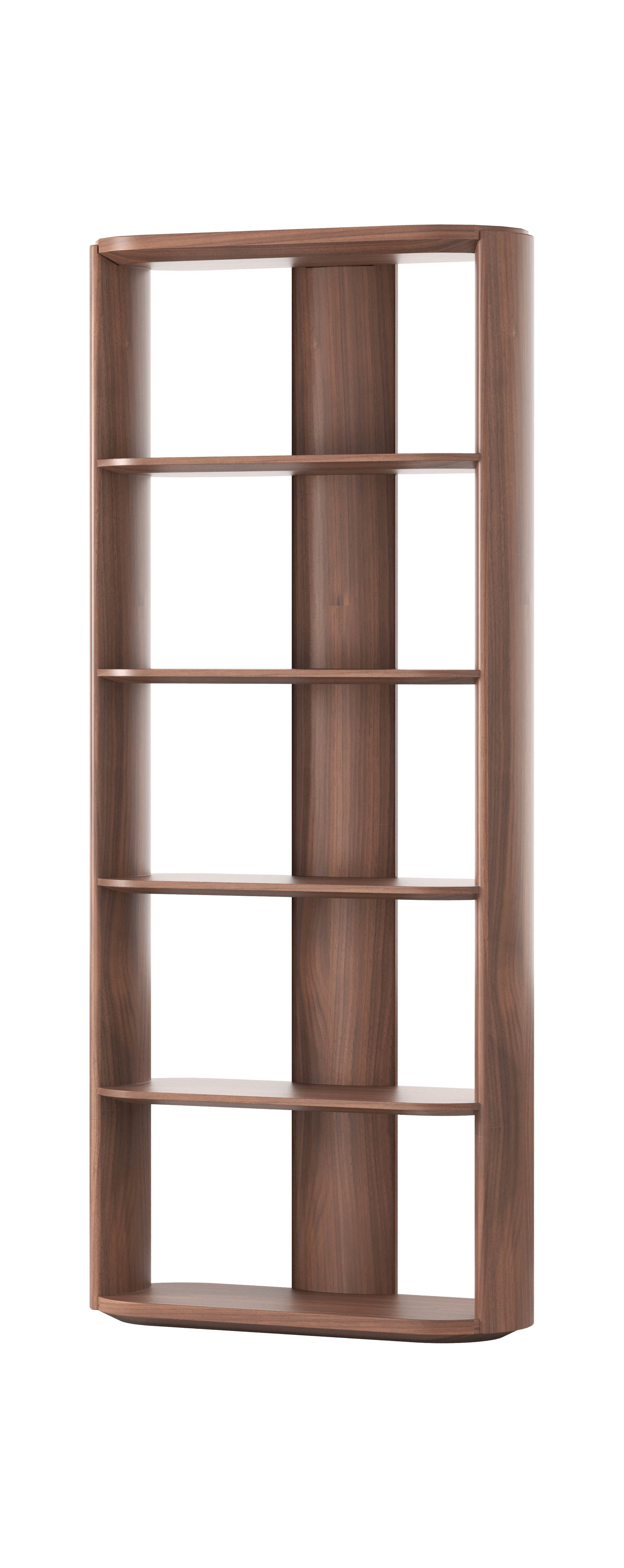 Walnut Shelf Book Case - Walnut Natural - ex-display sample furniture