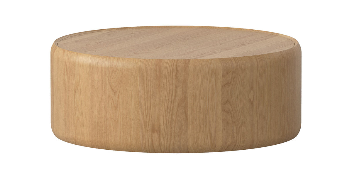 Solara 900 Round Coffee Table - Oak Natural - clearance furniture