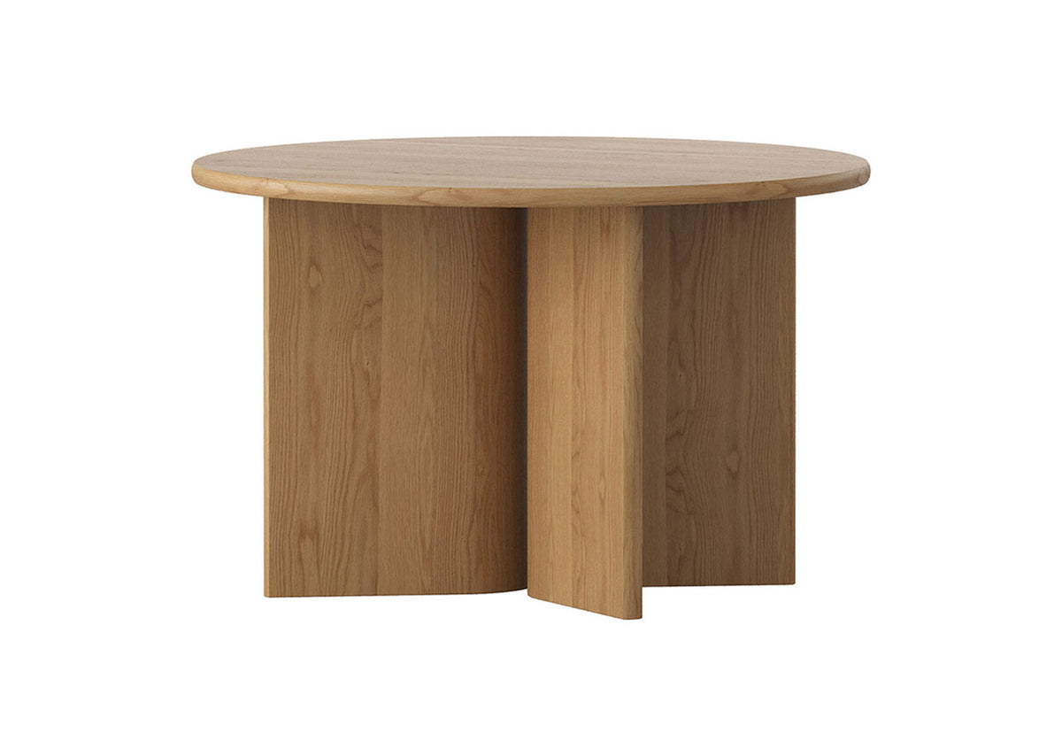 Solara 1200 Round Dining Table - Oak Natural - clearance furniture