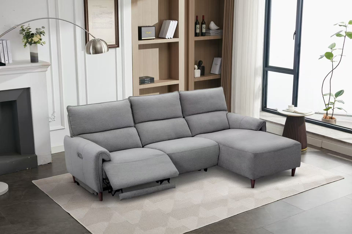 Warrington Corner Lounge in Dark Grey