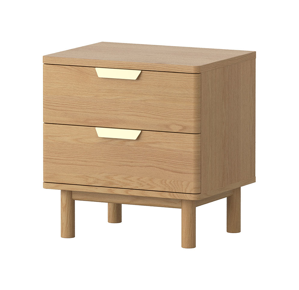 Sandalwood Bedside Table - American Oak - brand-new clearance furniture