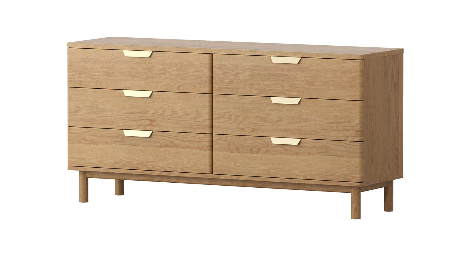 Sandalwood Dresser - American Oak - clearance furniture