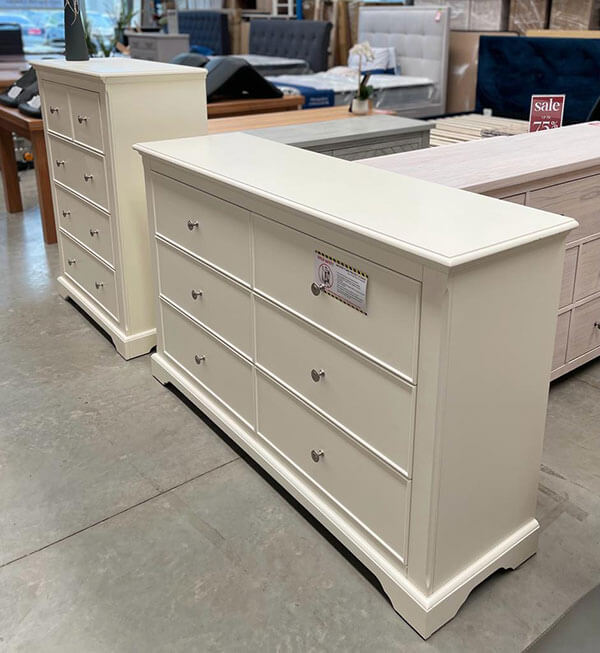 Blanc 5-Drawer Tallboy