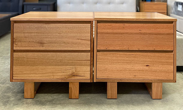 Matching Pair Tasmanian Oak Bedside Tables