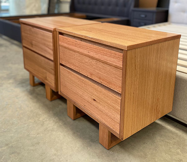 Matching Pair Tasmanian Oak Bedside Tables