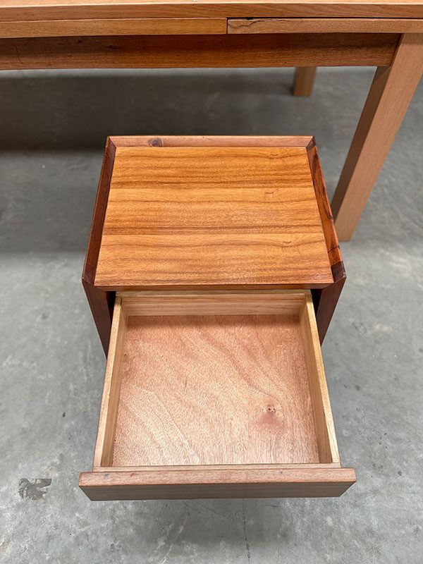 Solid Blackwood Bedside Table
