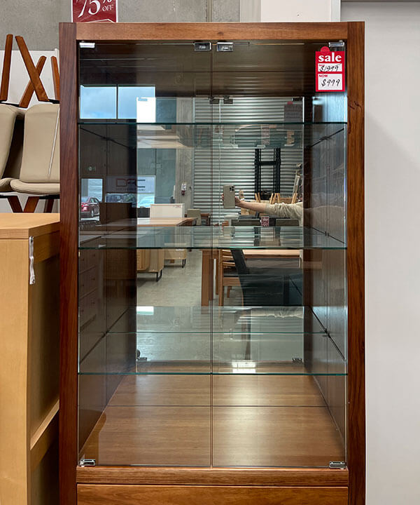 Tasmanian Blackwood Glass-Display Cabinet