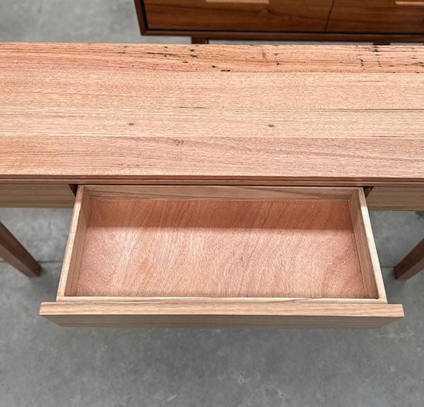 Solid Tasmanian Oak 1 Drawer Hall Table