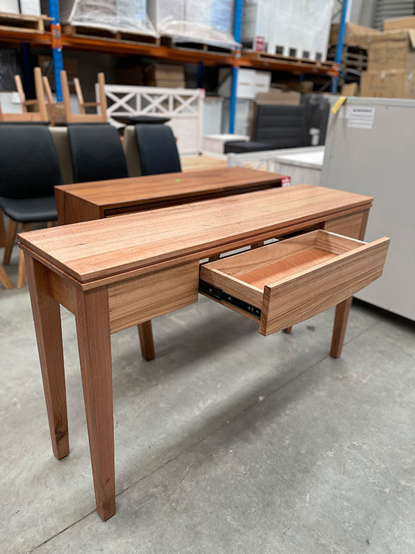Solid Tasmanian Oak 1 Drawer Hall Table