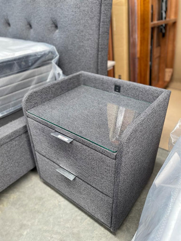 USB/Wireless 2-Drawer Bedside Tables (Set)