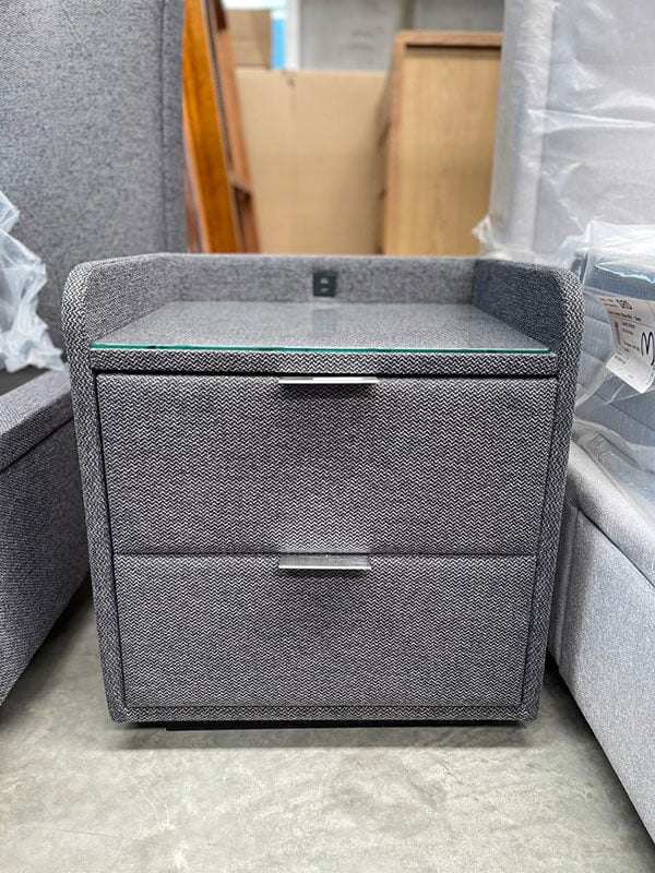 USB/Wireless 2-Drawer Bedside Tables (Set)