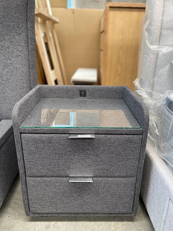 USB/Wireless 2-Drawer Bedside Tables (Set)