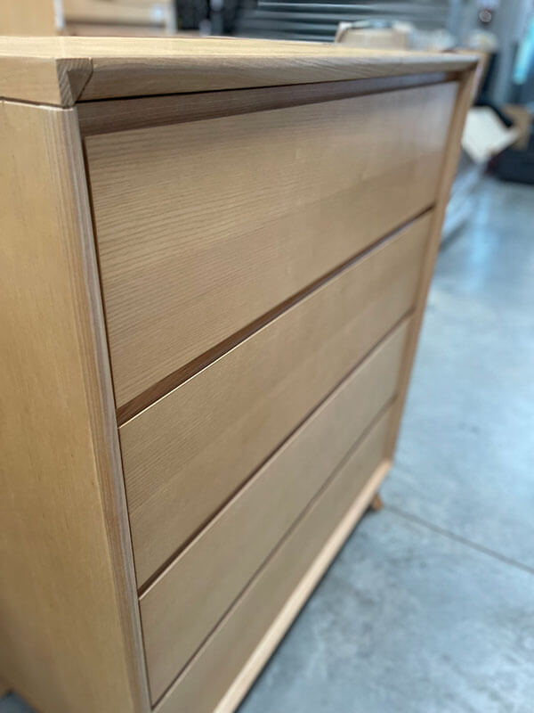 Ashwood Timber 4 Drawer Tallboy