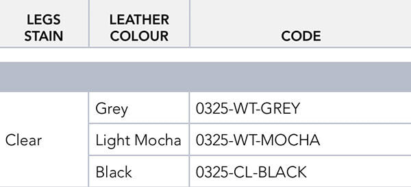 Pair Genuine Leather Chairs in Mocha