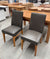 Astoria Grey Leather Dining Chairs (Set of 2)