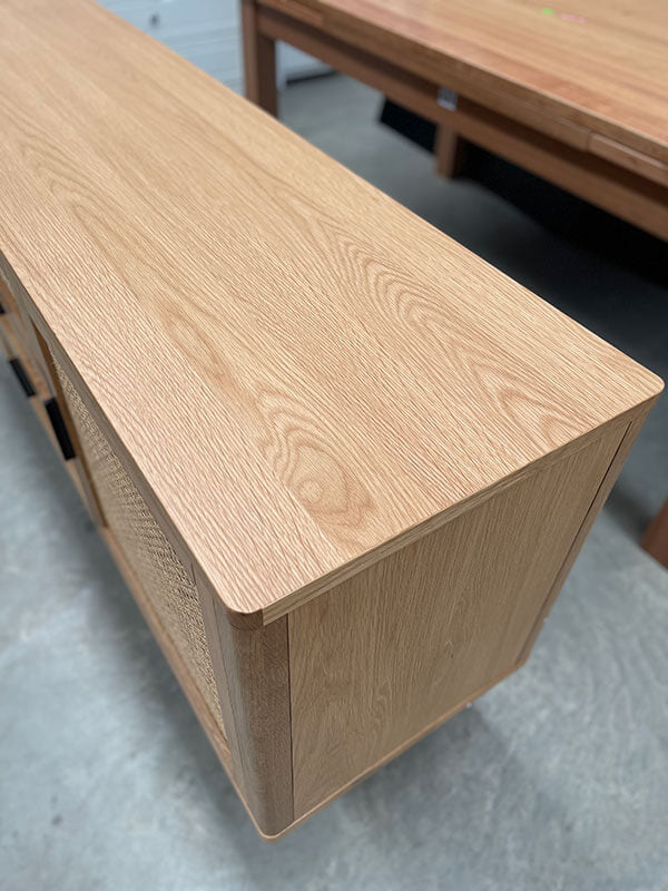 Rattan 3 Drawer 2 Door Buffet