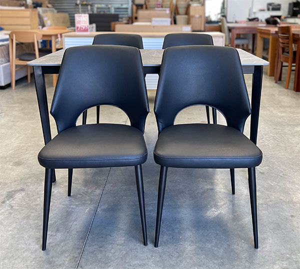 Dining Table & Chairs (x 4) Set