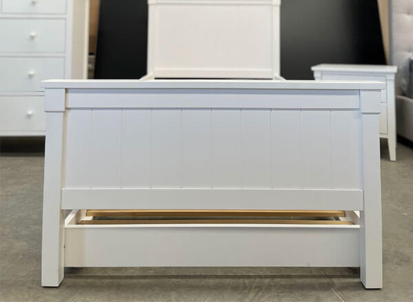 White Single w/ Trundle 3 Piece Bedroom Set