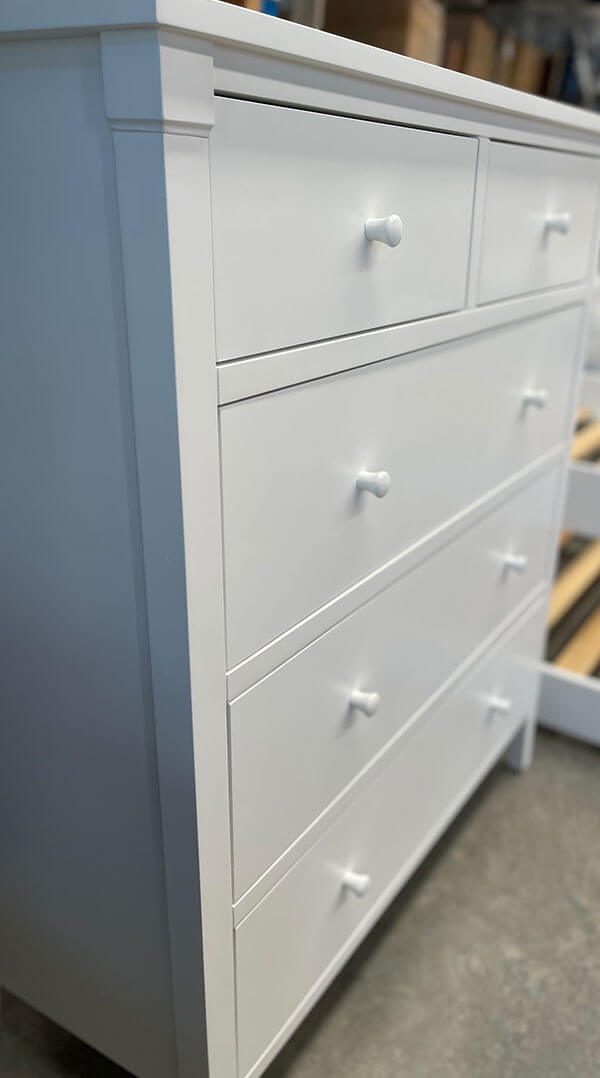 White Single w/ Trundle 3 Piece Bedroom Set