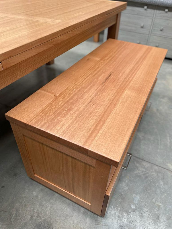 Tasmanian Oak 2 Drawer Entertainment Unit