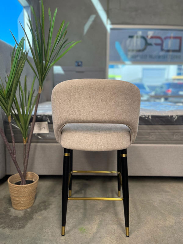 Atlanta Luxe Beige Bar-Stool