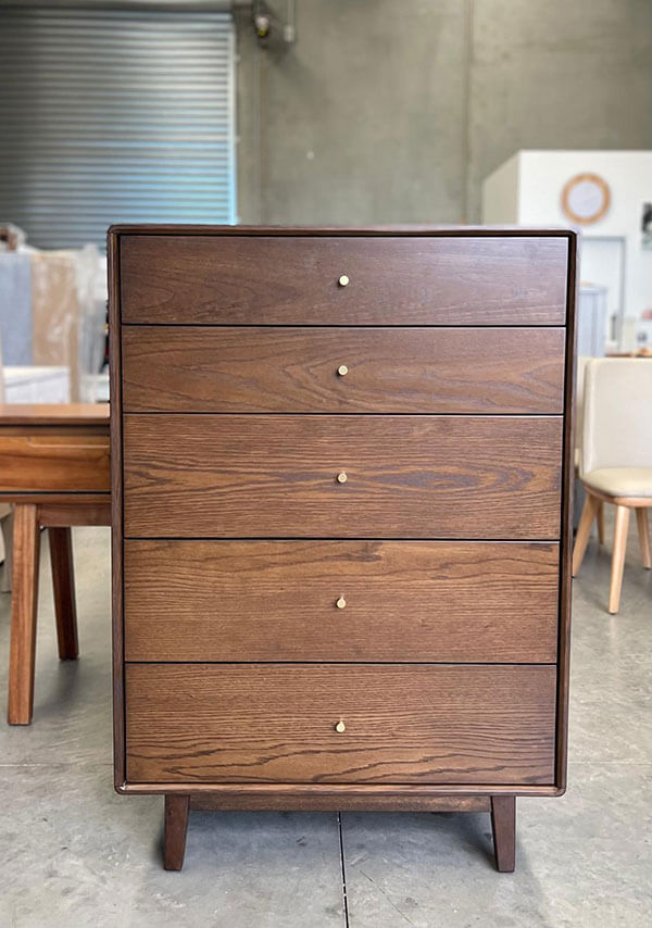 Walnut Grove 5-Drawer Tallboy