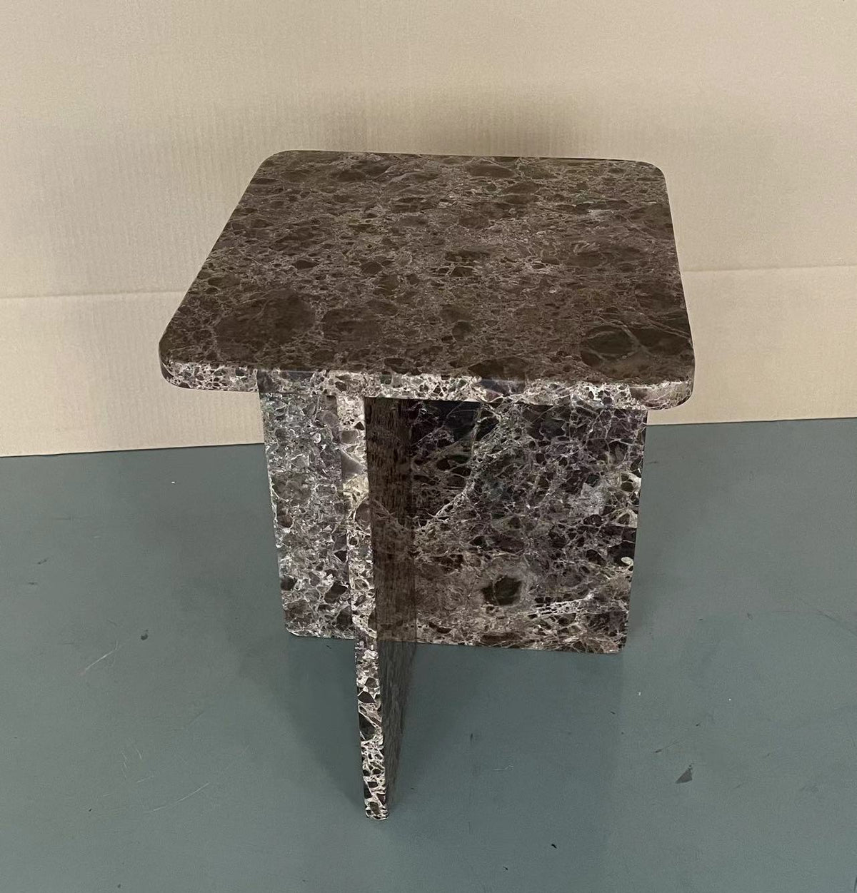 Emperor Noir Side Table (Square) - Dark Emperor - ex-display sample furniture