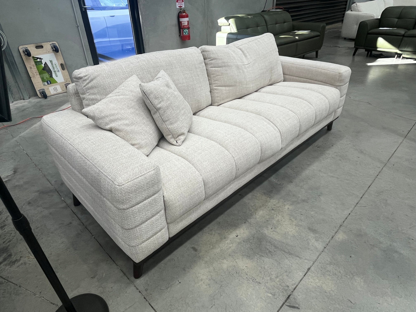 Jungle Lounge (51972) - 3 SEATER SOFA - BRISTLE FABRIC - ex-display sample furniture