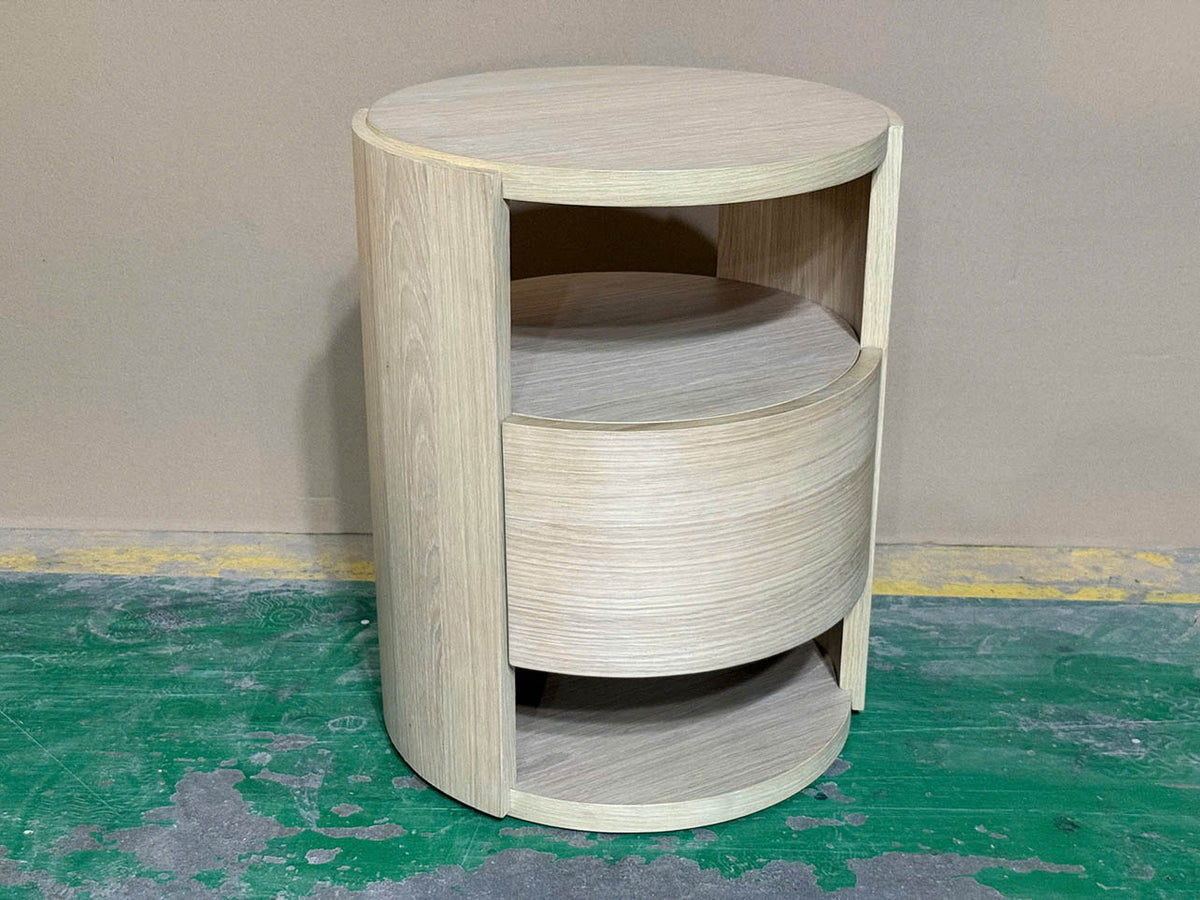 Crema Compact Bedside (Tall Version) - Oak Crema - ex-display sample furniture
