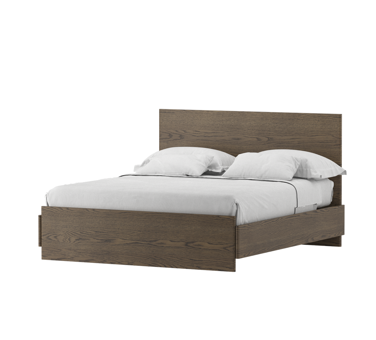 Mocha Suite King Bed - Oak Mocha - ex-display sample furniture
