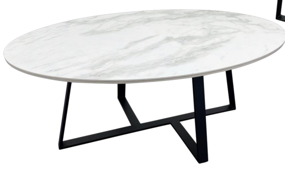cassandra oval coffee table