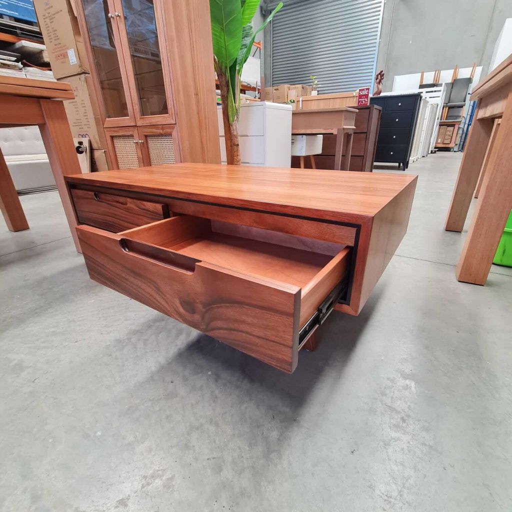 Tasmanian Blackwood 2-Drawer Coffee Table