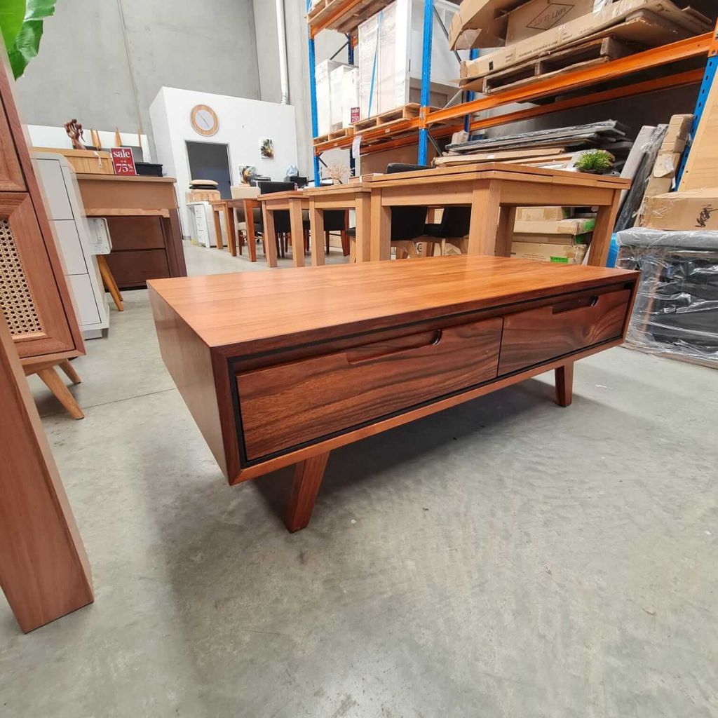 Tasmanian Blackwood 2-Drawer Coffee Table